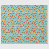 Yummy Cheeseburgers & French Fries Cadeaupapier (Vlak)