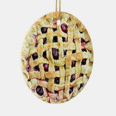 Yummy Cherry Pie Keramisch Ornament (Rechts)