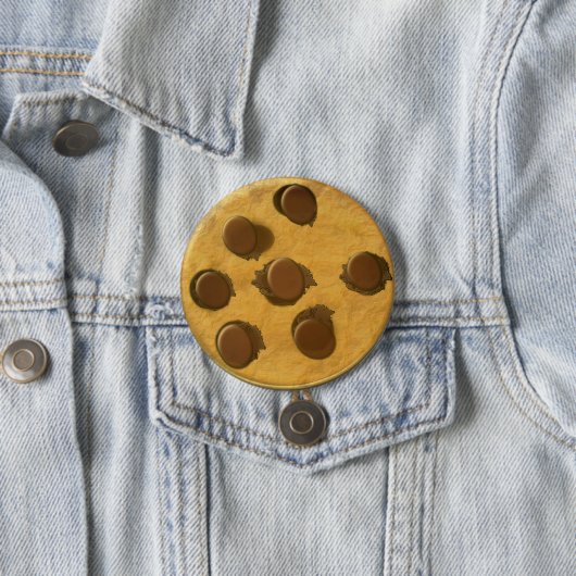 Yummy Chocolate Chip Cookie Ronde Button 7,6 Cm (In situ)