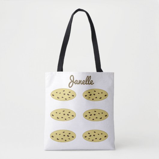 Yummy Chocolate Chip Cookie Tote Bag (Voorkant)