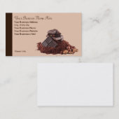 Yummy Chocolate Theme Professional Visitekaartje (Voorkant / Achterkant)
