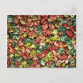 Yummy Colour popcorn Briefkaart (Voorkant)