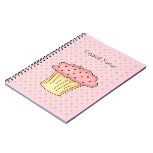 Yummy Cup Cake Notitieboek (Linkerzijde)