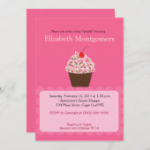 Yummy Cupcake Baby shower Sprinkle 5x7 Kaart (Voorkant / Achterkant)