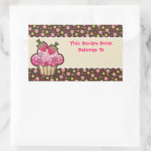 Yummy Cupcake Recept Boek Boekenplaten Labels (Tas)