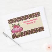 Yummy Cupcake Recept Boek Boekenplaten Labels (Envelop)
