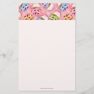 Yummy Cupcakes en Kisses Stationery Briefpapier