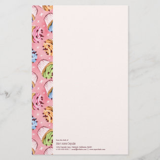 Yummy Cupcakes en Kisses Stationery Briefpapier
