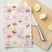 Yummy Cupcakes Theedoek (Quarter Fold)