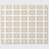 Yummy custard crème koekjes cadeaupapier (Vlak)