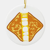 Yummy Delicious Gooey Grilled Cheese Keramisch Ornament (Voorkant)