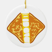 Yummy Delicious Gooey Grilled Cheese Keramisch Ornament (Achterkant)