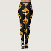 Yummy Delicious Gooey Grilled Cheese Leggings (Achterkant)