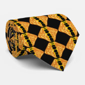 Yummy Delicious Gooey Grilled Cheese Stropdas (Opgerold)