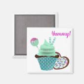 Yummy Dessert Magnet (Voorkant / Achterkant)