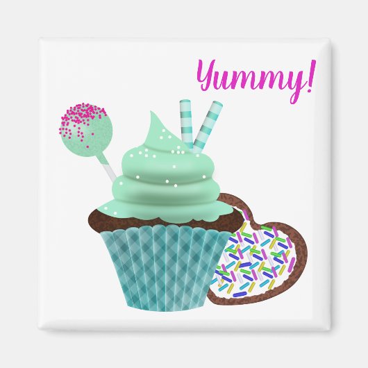 Yummy Dessert Magnet (Voorkant)