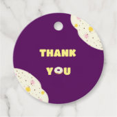 Yummy donut bedankjes labels (Voorkant)