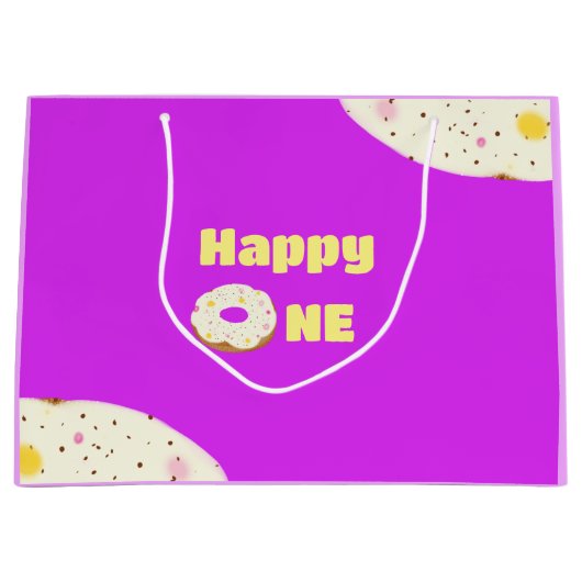 Yummy donut groot cadeauzakje (Voorkant)