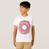 Yummy Donut met Icing en Sprinkles T-shirt (Voorkant volledig)