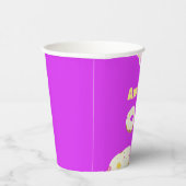 Yummy donut papieren bekers (Rechts)