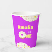 Yummy donut papieren bekers (Voorkant)