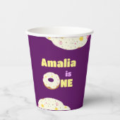 Yummy donut papieren bekers (Voorkant)