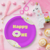 Yummy donut papieren bordje (Feest)