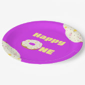 Yummy donut papieren bordje (Gekanteld)