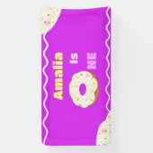 Yummy donut spandoek (Verticaal)