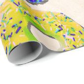 Yummy donuts patroon cadeaupapier (Rol Hoek)