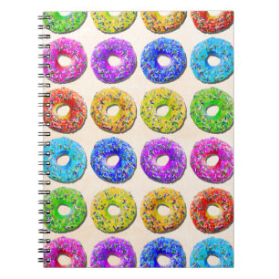 Yummy donuts patroon notitieboek