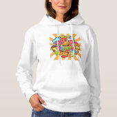 Yummy Fast Food Hoodie (Voorkant)