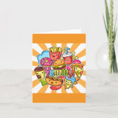 Yummy Fast Food Kaart (Voorkant)