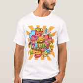 Yummy Fast Food T-shirt (Voorkant)