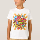 Yummy Fast Food T-shirt (Voorkant)