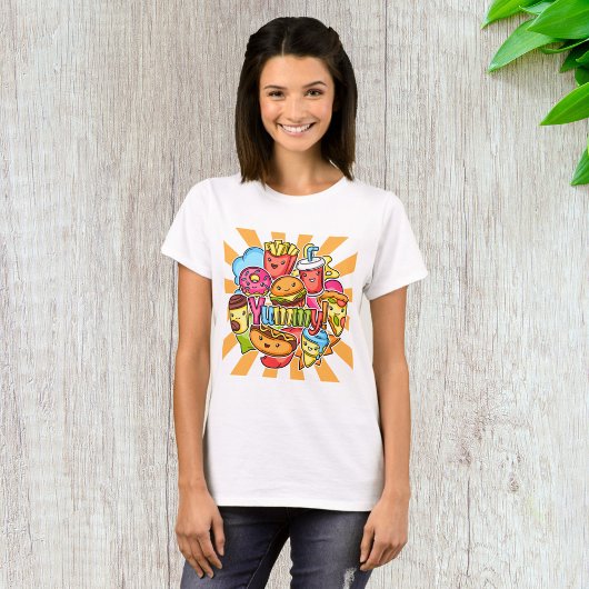 Yummy Fast Food T-shirt