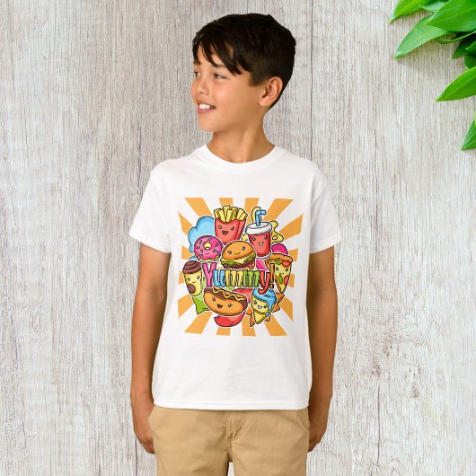 Yummy Fast Food T-shirt
