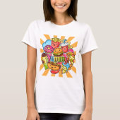 Yummy Fast Food T-shirt (Voorkant)