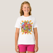 Yummy Fast Food T-shirt (Voorkant volledig)