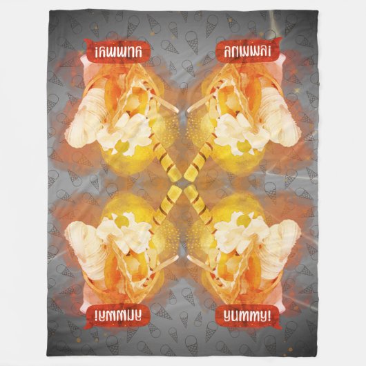 Yummy Fleece Deken (Voorkant)