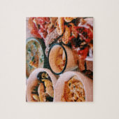 Yummy Food Festive Platter Cheese Olijven Legpuzzel (Verticaal)