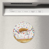 Yummy Frosted Sprinkles Donut Fun Food Magnet (Insitu (Vaatwasser))