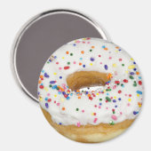 Yummy Frosted Sprinkles Donut Fun Food Magnet (Voorkant / Achterkant)