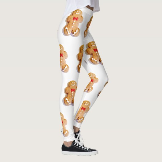 Yummy Gingerbread Heren Cookies Vakantie Leggings (Rechts)