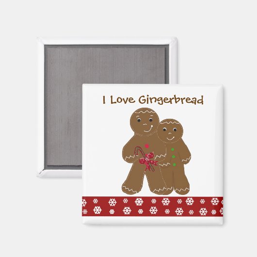 Yummy Gingerbrood Men Magneet (Voorkant / Achterkant)