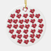 Yummy Granaatappels, Ronde Ornament (Voorkant)