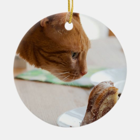 Yummy Guglhupf Keramisch Ornament (Voorkant)