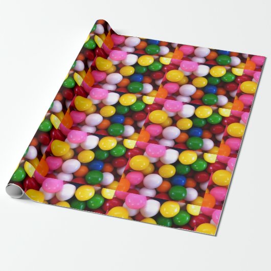 Yummy Gumballs Cadeaupapier (Uitgerold)