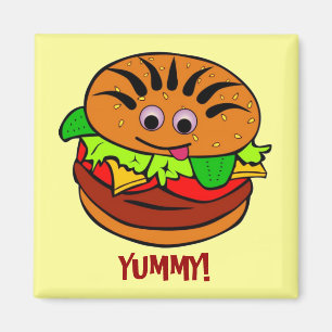 Yummy Hamburger Magneet