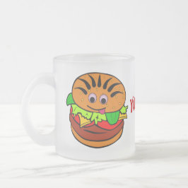 Yummy Hamburger Matglas Koffiemok